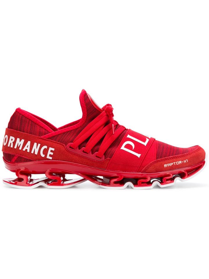 Plein Sport Raptor-x1 Sneakers - Red