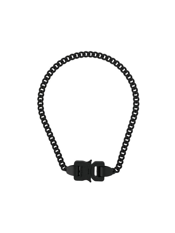 1017 Alyx 9sm Coated Chainlink Necklace - Black