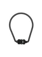 1017 Alyx 9sm Coated Chainlink Necklace - Black