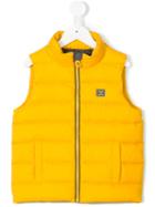 Armani Junior - Padded Gilet - Kids - Feather Down/polyamide/polyester - 12 Yrs, Yellow/orange