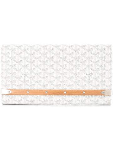 Goyard Vintage Monte Carlo Clutch - White