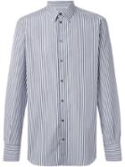 Dolce & Gabbana Striped Shirt, Men's, Size: 41, Blue, Cotton