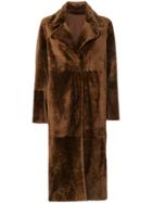 Drome Mid-length Coat - Brown