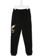 Boy London Kids Teen Eagle Print Trousers - Black