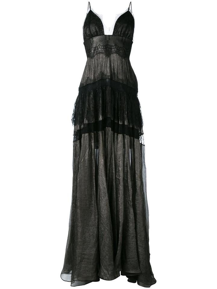 Maria Lucia Hohan Clara Gown, Women's, Size: 34, Black, Silk/nylon/spandex/elastane