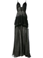 Maria Lucia Hohan Clara Gown, Women's, Size: 34, Black, Silk/nylon/spandex/elastane