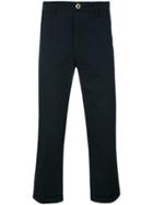 Visvim Cropped Tailored Trousers - Blue