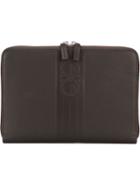 Salvatore Ferragamo Double Zip Clutch