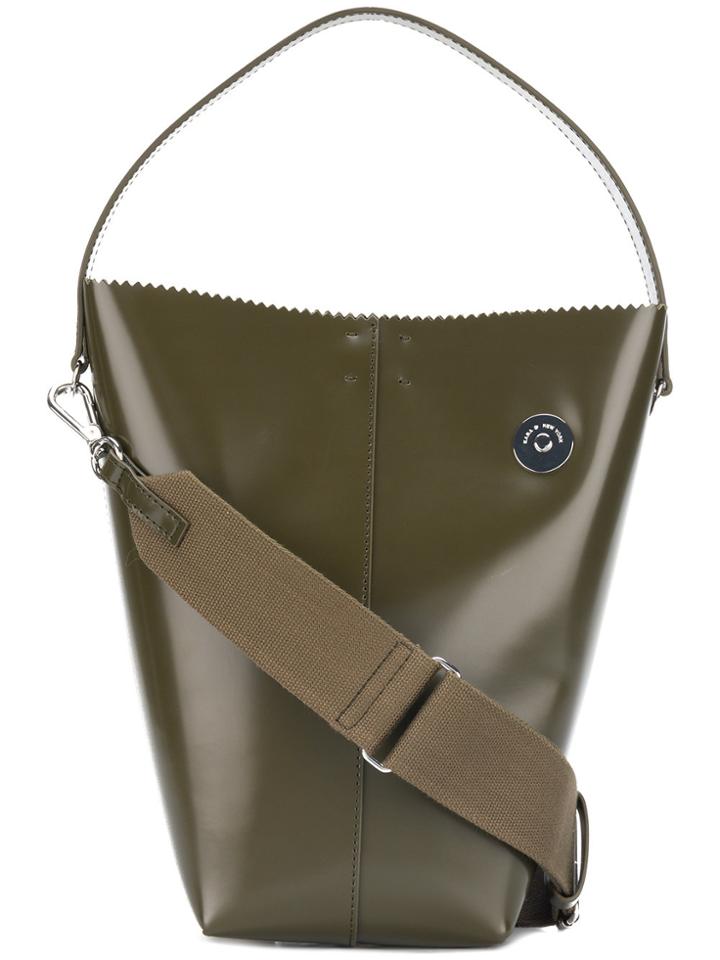 Kara Bucket Tote - Green