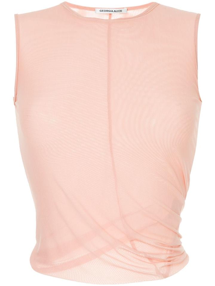 Georgia Alice Twist Tank Top - Pink