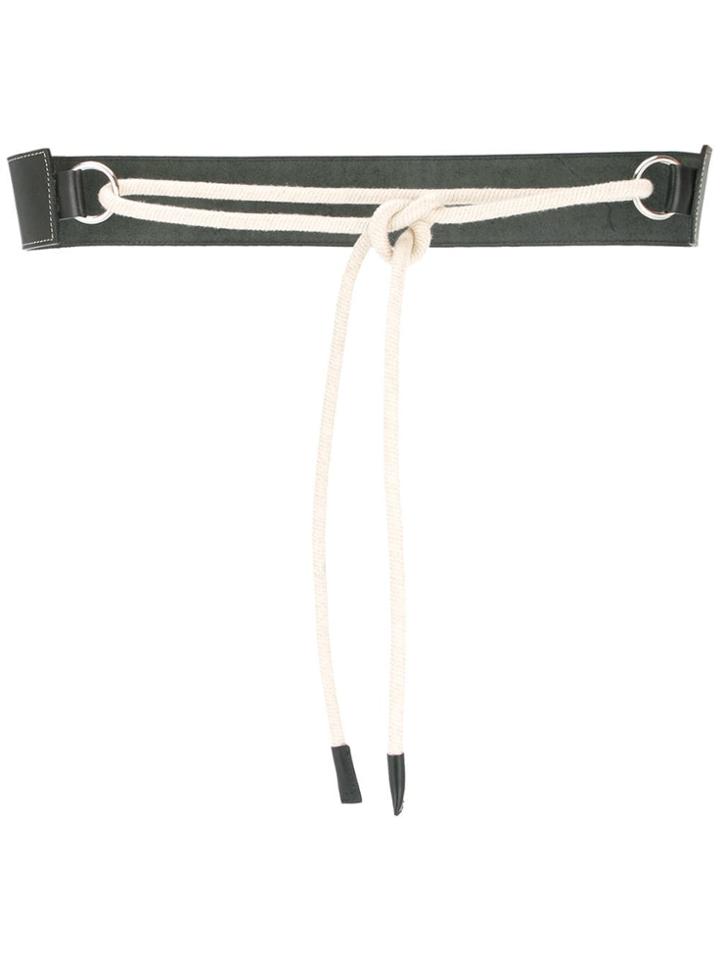 Muller Of Yoshiokubo Rope-detail Belt - Black