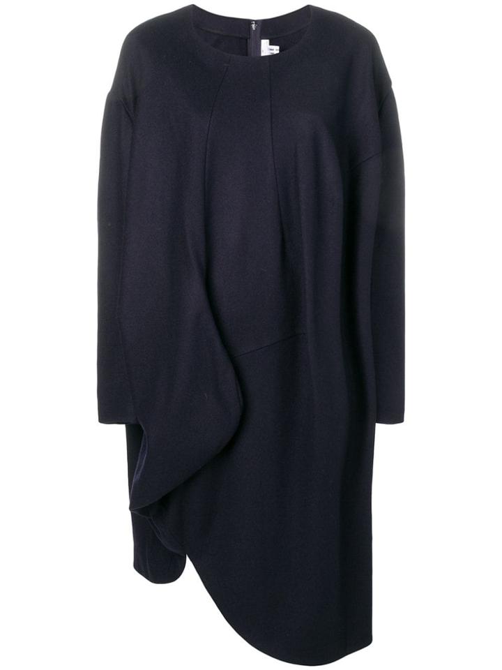 Comme Des Garçons Comme Des Garçons Long-sleeve Flared Sweater Dress -