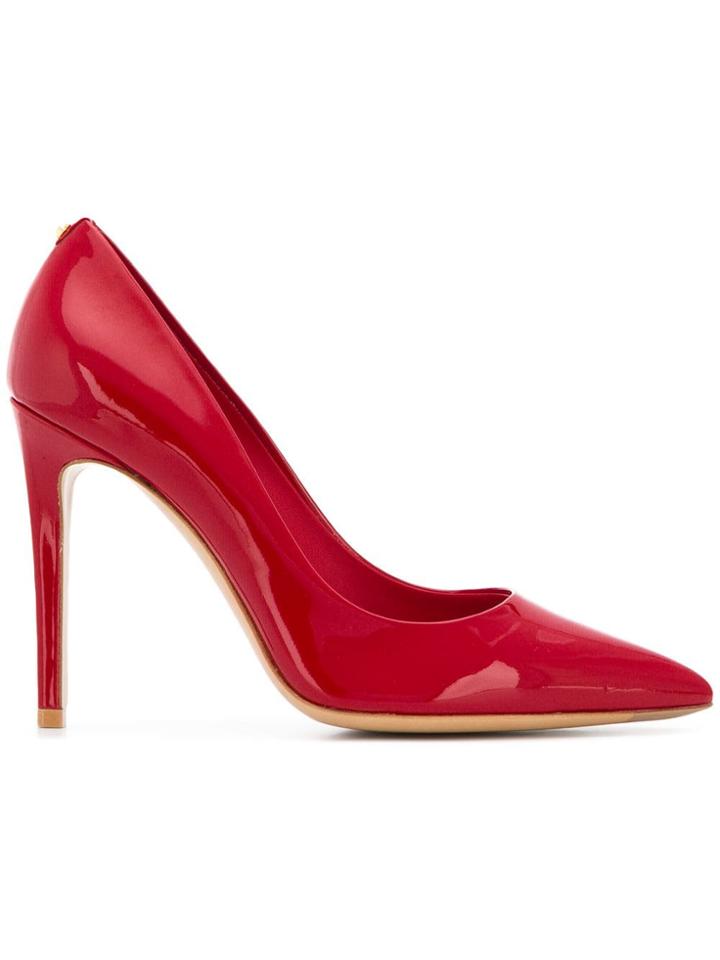 Salvatore Ferragamo Classic Pointed Pumps - Red