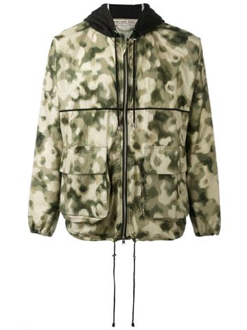 Emiliano Rinaldi - Camouflage Hooded Jacket - Men - Cotton/polyurethane - 48, Green, Cotton/polyurethane
