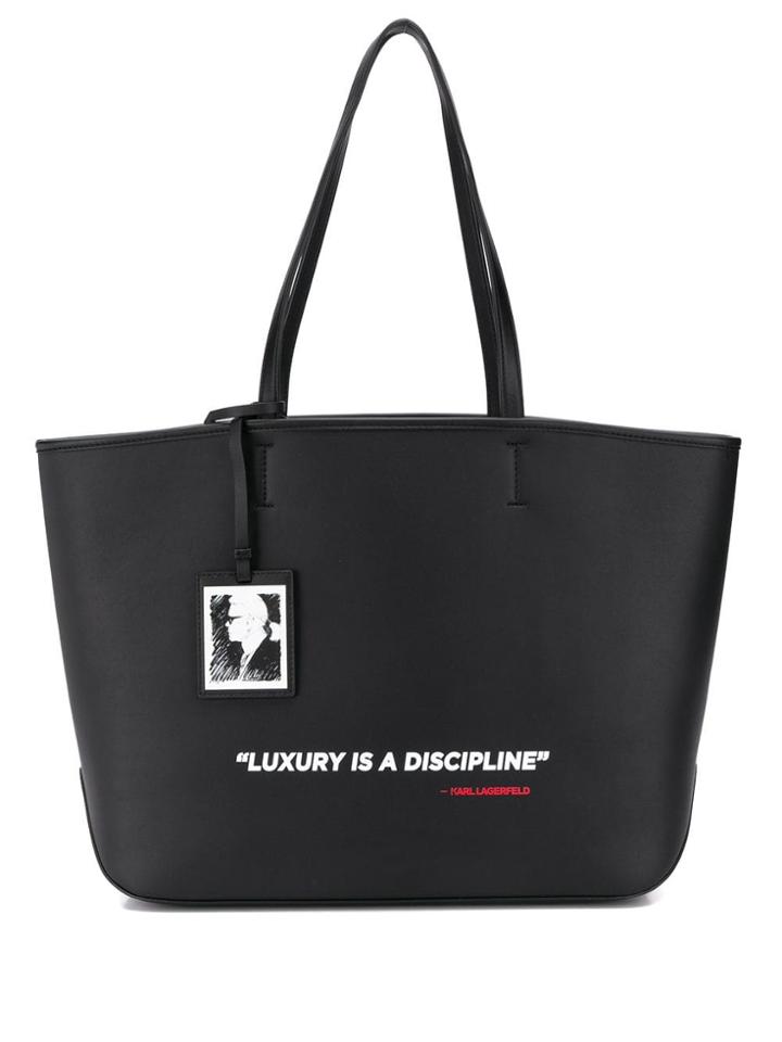 Karl Lagerfeld Karl Legend Tote Bag - Black