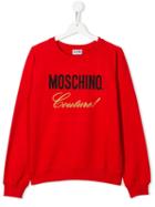 Moschino Kids Teen Couture Sweatshirt - Red