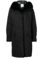 Moncler Hooded Parka Coat - Black