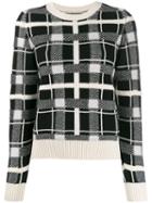 Barrie Round Neck Knitted Jumper - White