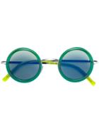 Cutler & Gross Round Shaped Sunglasses - Green