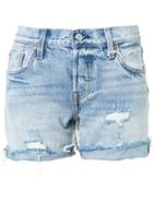 Levi S Distressed Denim Shorts, Women's, Size: 28, Blue, Cotton