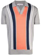 Orlebar Brown V-neck Polo Shirt - Grey