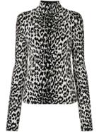 Givenchy Leopard Print Turtleneck Sweater - Multicolour