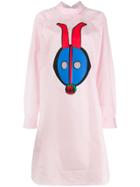 Comme Des Garçons Shirt Graphic Cutout Shirt - Pink