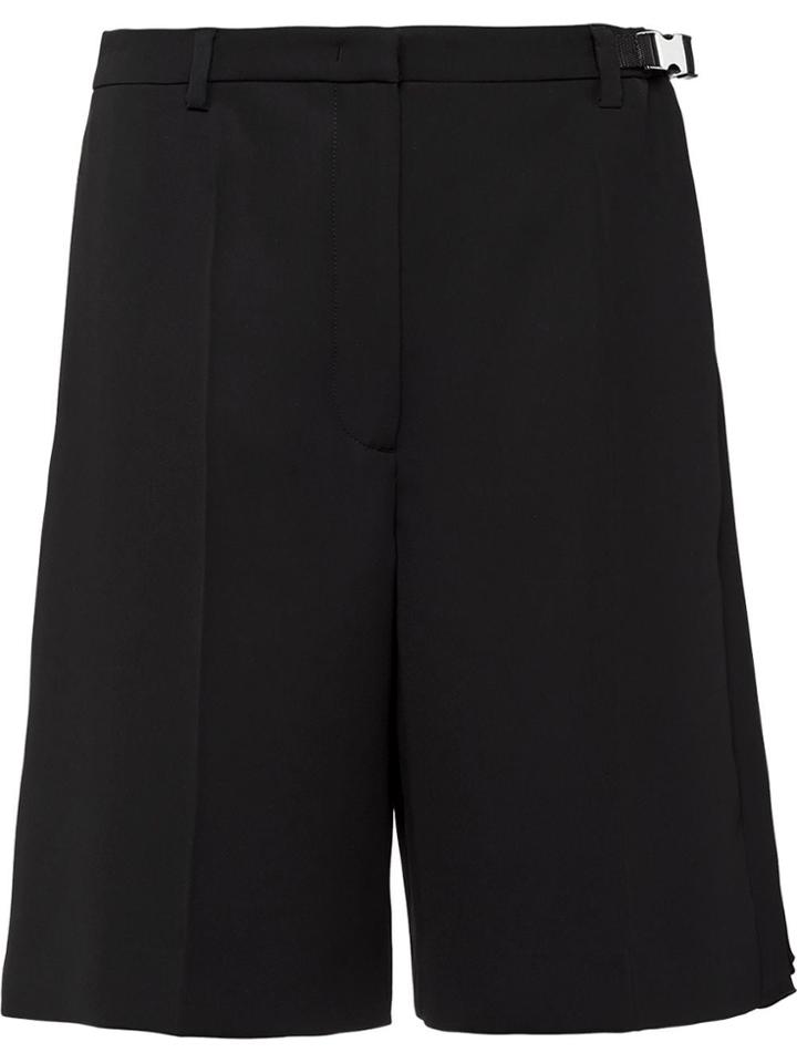 Prada Wide-leg Shorts - Black