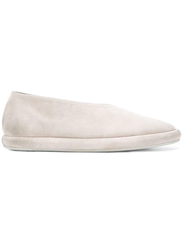 Marsèll Almond Toe Ballerina Shoes - Nude & Neutrals