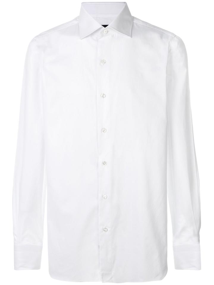 Finamore 1925 Napoli Plain Shirt - White