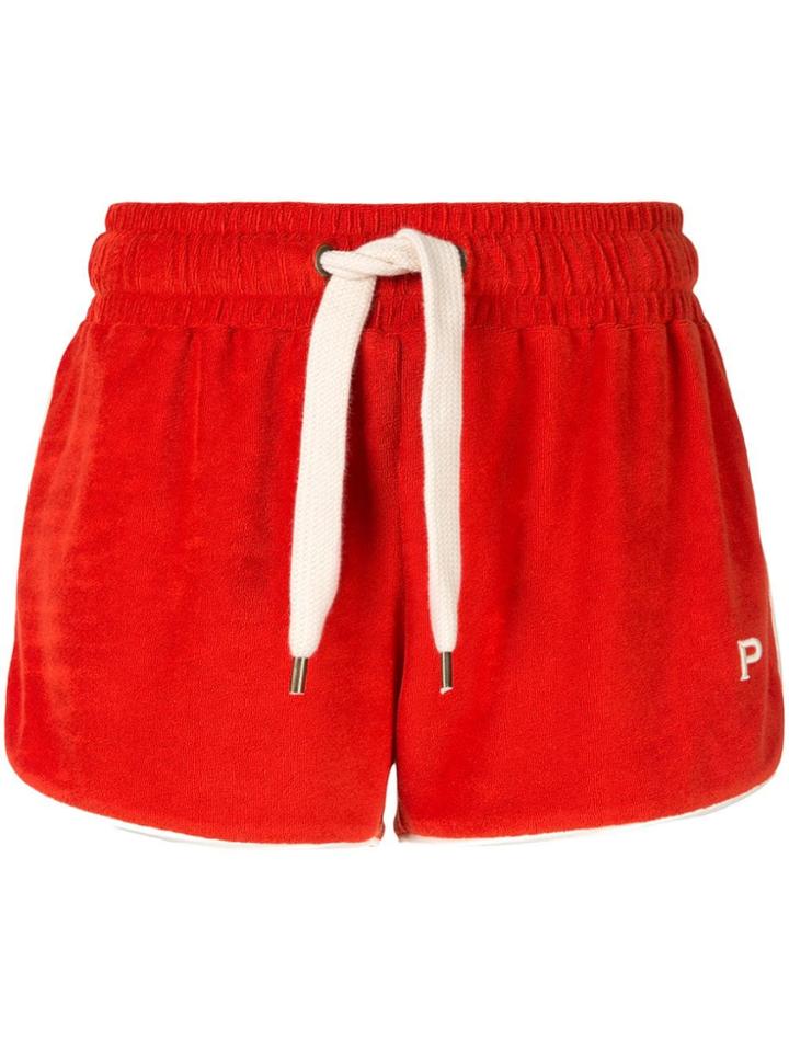 Philosophy Di Lorenzo Serafini Fleece Logo Shorts - Red