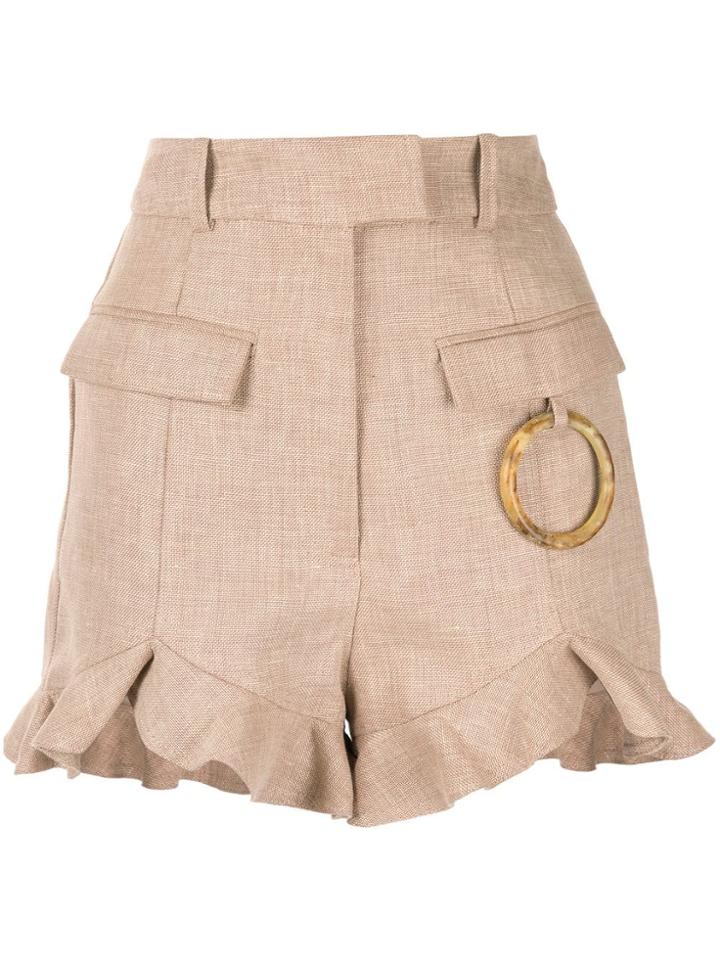 Acler Alameda Shorts - Neutrals