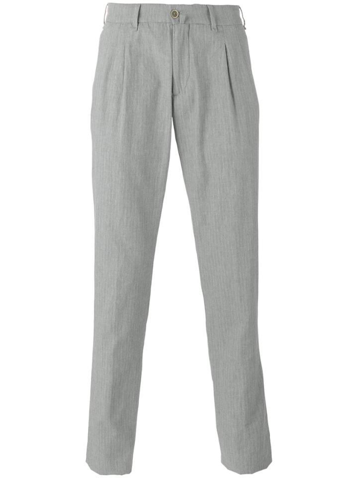 Lardini Slim-fit Tailored Trousers - Grey