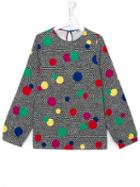 Moschino Kids Dot Print Blouse, Girl's, Size: 14 Yrs