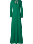 Roberto Cavalli 'wings' Embellished Long Dress