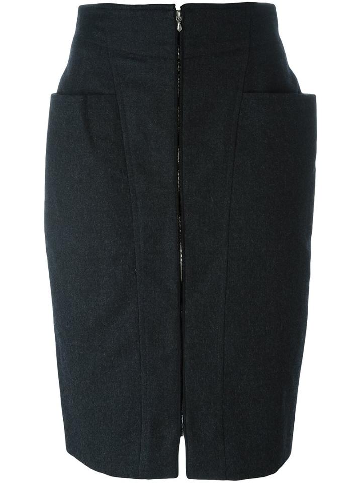 Gianfranco Ferre Vintage Zipped Skirt