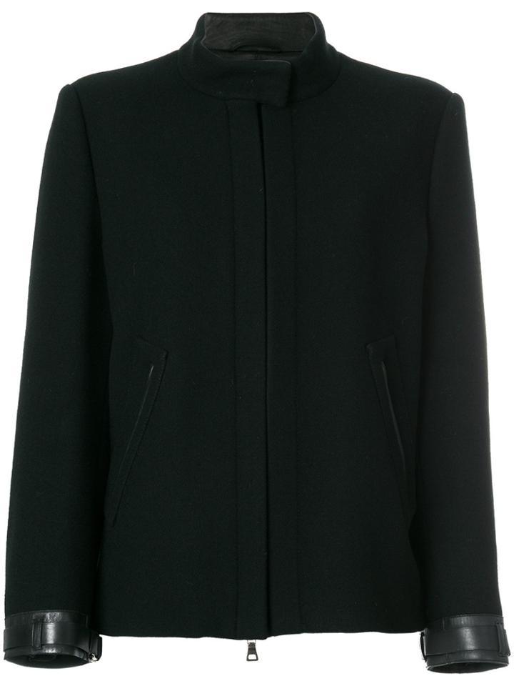 Prada Vintage Concealed Front Jacket - Blue