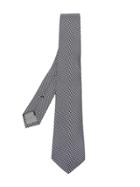 Dell'oglio Square Pattern Tie - Black
