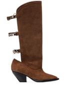 Ganni Buckle-fastened Boots - Brown