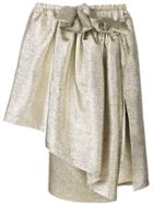 Stella Mccartney Metallic Asymmetric Skirt