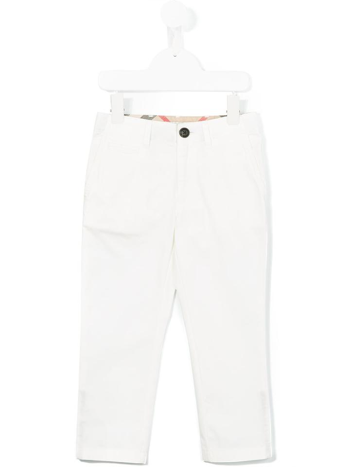 Burberry Kids Casual Trousers, Toddler Boy's, Size: 5 Yrs, White