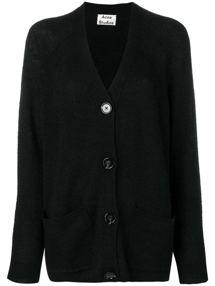 Acne Studios Loose Fit Cardigan - Black