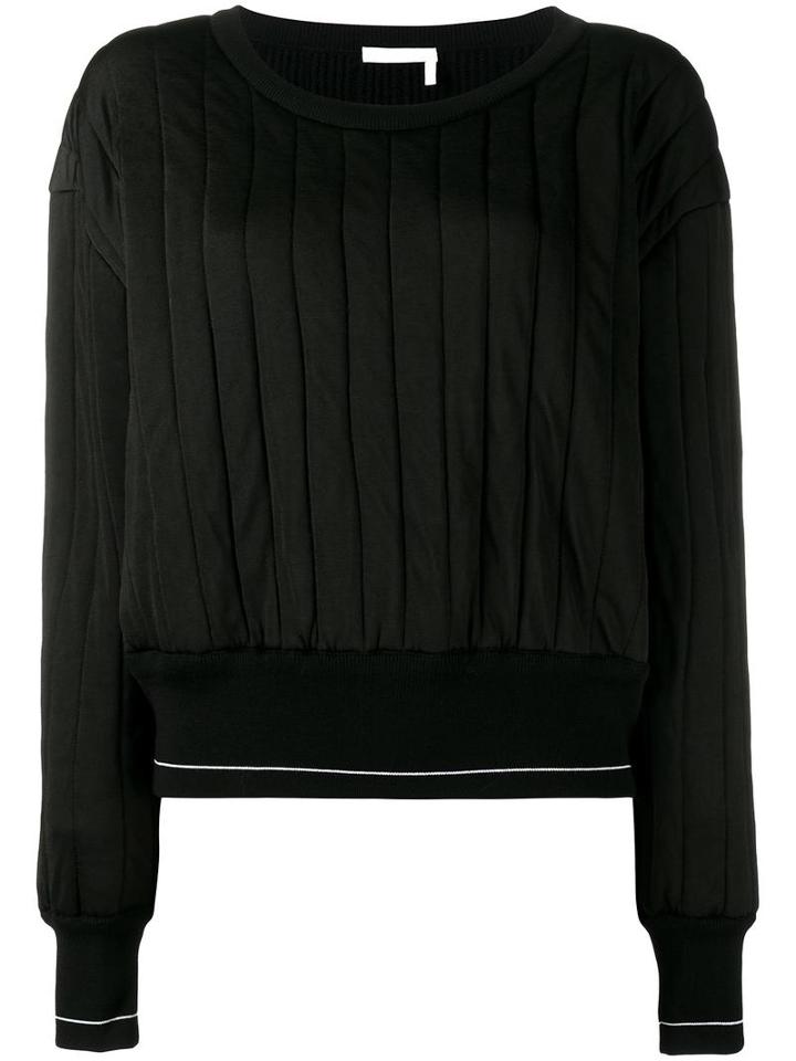 Chloé Biker Jumper, Women's, Size: Medium, Black, Viscose/virgin Wool