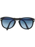 Persol Rounded Frame Sunglasses - Black