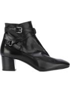 Laboratorigarbo Zip Ankle Boots, Women's, Size: 37, Black, Calf Leather/leather