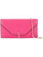 Valextra Wallet On Chain Bag - Pink & Purple