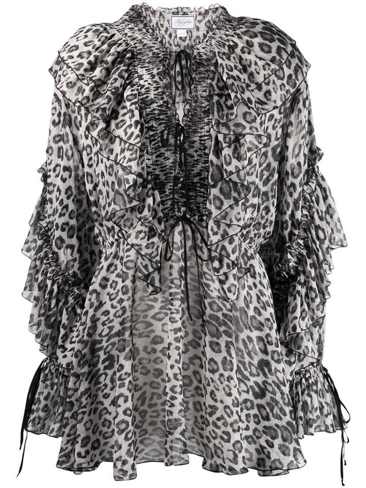 Redemption Ruffled Design Dress - Neutrals