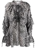 Redemption Ruffled Design Dress - Neutrals