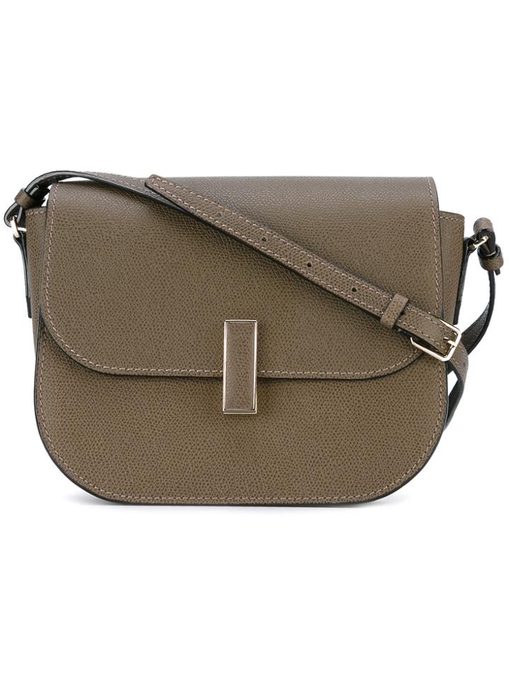 Valextra Foldover Crossbody Bag - Brown