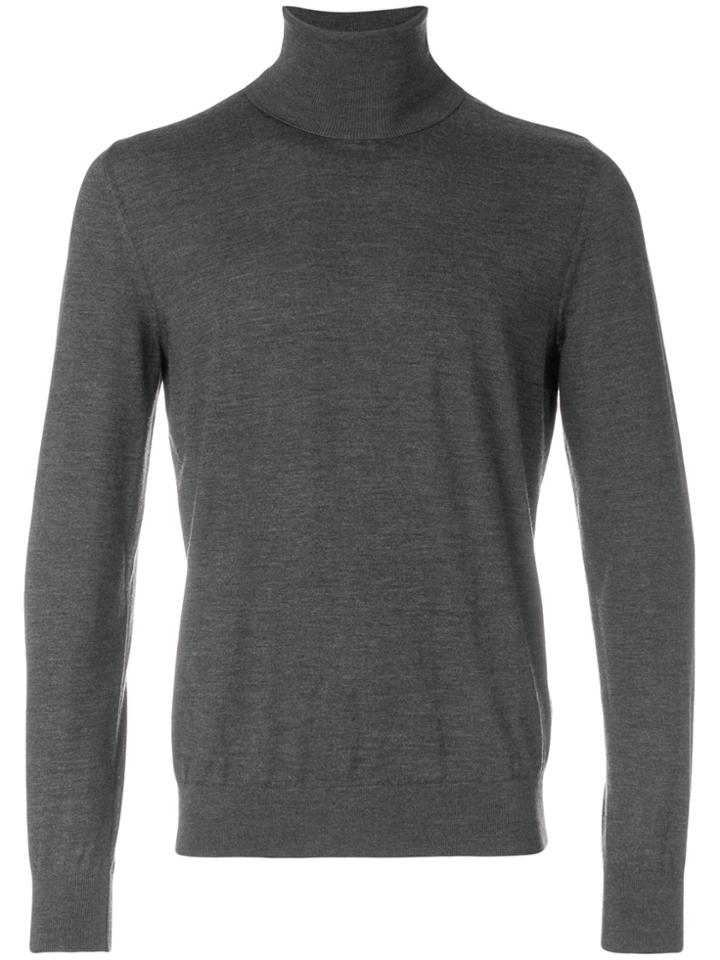 Z Zegna Roll Neck Knit - Grey